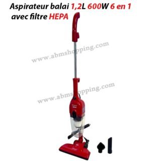 Aspirateur balai 1,2 l 600W 6 en 1 avec filtre HEPA | Multismart MS-VC2021