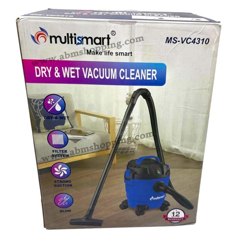 Aspirateur sec et humide 3 en 1 1000W 10L | multismart MS-VC4310 – Image 7