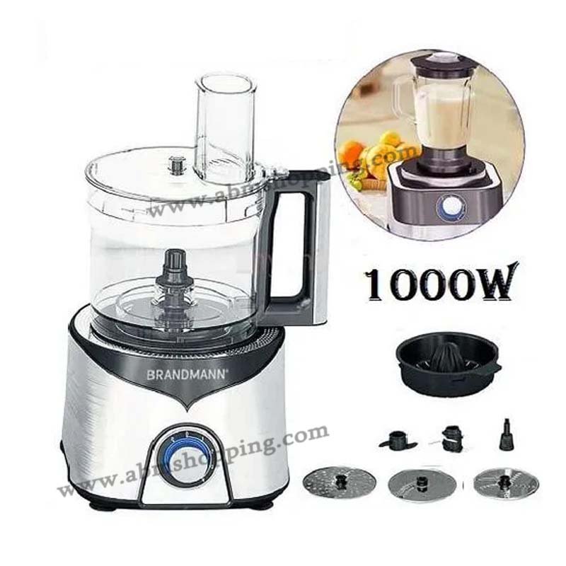 Robot Multifonction 1000w avec bol hachoir de 2.5l | Brandmann BR-FP2605 – Image 2