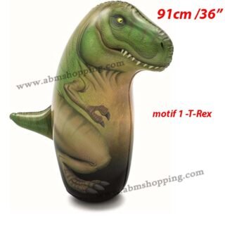 Sac de box gonflable dinosaure BOP BAGS pour enfants 91/96 cm 1.12m | Bestway - Motif1