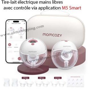 Tire-lait électrique mains libres  avec contrôle via application | Momcozy M5 Smart
