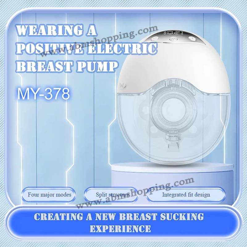 Tire lait électrique sans fil mains libres double pompe affichage LED 4 modes d’aspiration 12 niveaux | MY-378 – Image 5