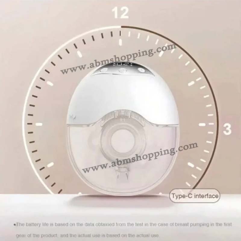 Tire lait électrique sans fil mains libres double pompe affichage LED 4 modes d’aspiration 12 niveaux | MY-378 – Image 7