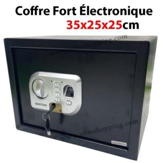 Coffre Fort Électronique Avec Empreinte Digitale 35x25x25cm | BEETRO TC0305