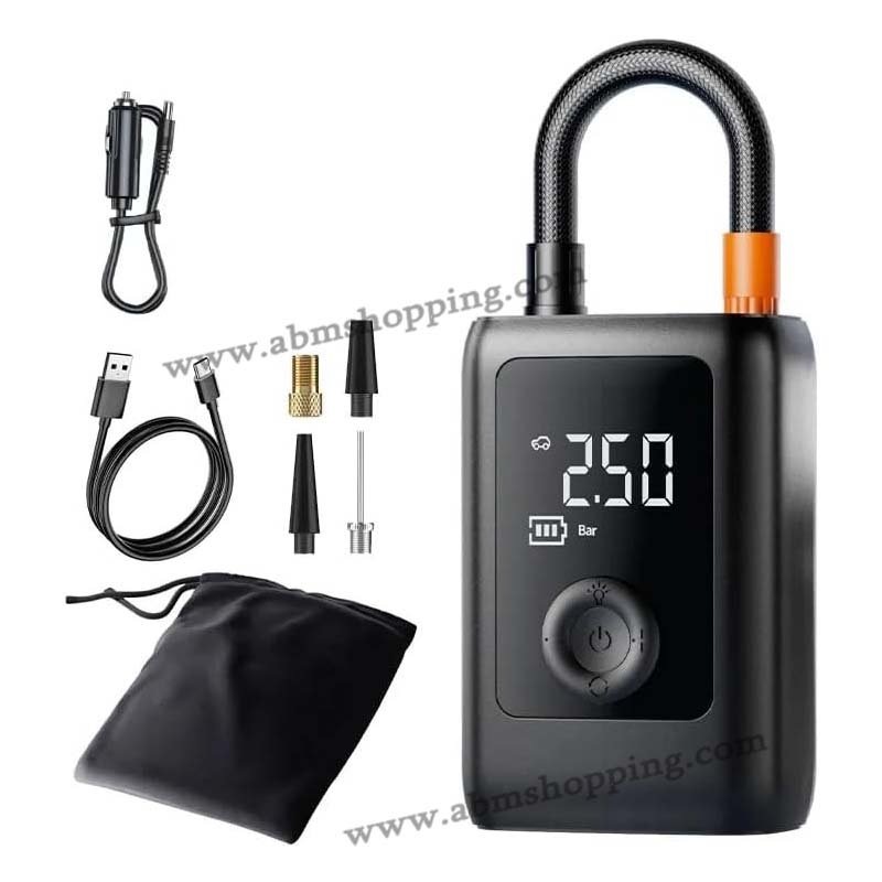 Compresseur d’Air Portable Sans Fil Rechargeable avec Écran Digital – Image 2