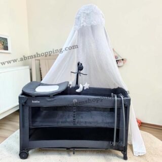 Lit Parc Bébé Cododo 3 en 1 Pliable avec Table à Langer et Moustiquaire | Kidilo