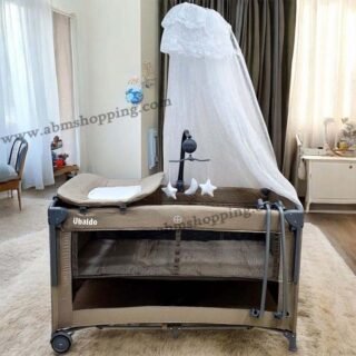 Lit Parc Bébé Cododo 3 en 1 Pliable avec Table à Langer et Moustiquaire | Ubaldo