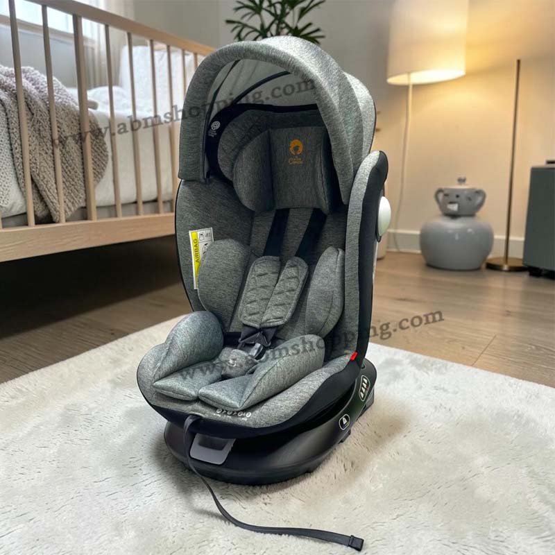 Siège Auto Pivotant 360° ISOFIX Confortable Avec Pare Soleil | Chanou Kids