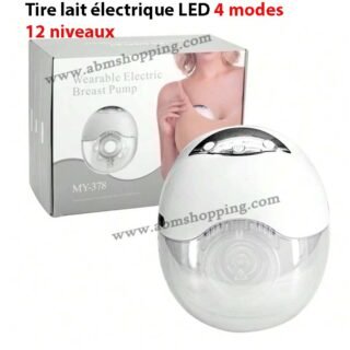 Tire lait électrique sans fil mains libres une seule pompe affichage LED 4 modes d’aspiration 12 niveaux | MY-378