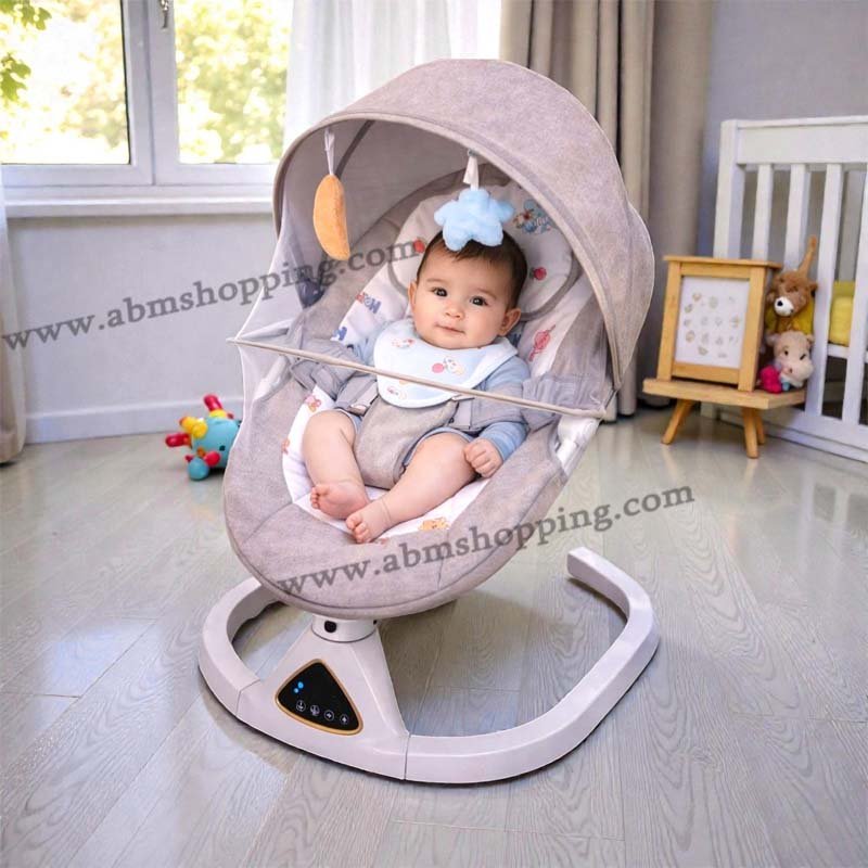 Balancelle Bébé Électrique Avec Télécommande et Bluetooth | Baby Rocking Chair