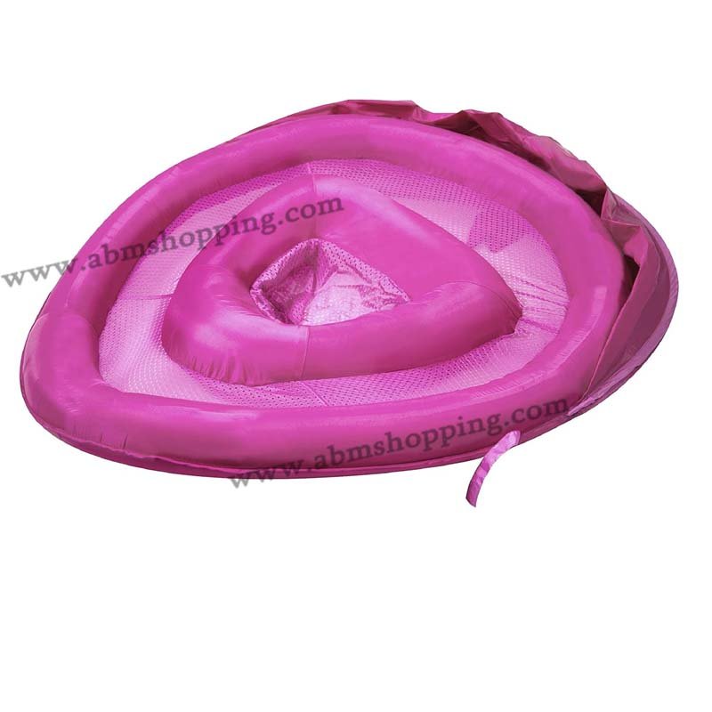 Bouée Bébé Poisson Rose avec Pare-Soleil UPF 30 6-18 mois | Play Max K16009 – Image 3