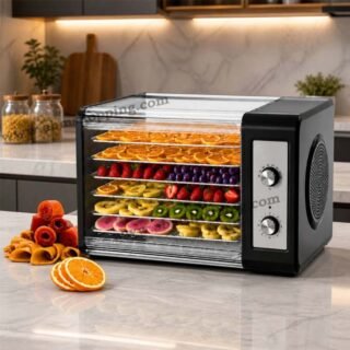 Déshydrateur alimentaire de fruits et légumes 6 Niveaux 400W | Multismart MS-FD1106