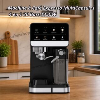 Machine à Café Expresso MultiCapsules 4 en 1 20 Bars 1350W | TIREXX CAF2100S