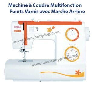 Machine à Coudre Multifonction Points Variés avec Marche Arrière | Cobra 2120-V
