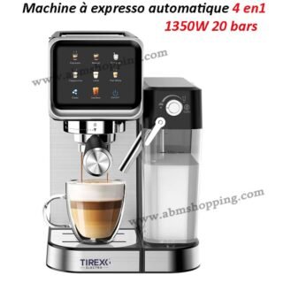 Machine à expresso automatique 4 en1 1350W 20 bars | TIREXX CAF2200S
