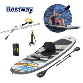 Paddle gonflable avec pompe à main et sac à dos Hydro-Force | Bestway 65342