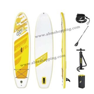 Planche À Pagaie Gonflable Avec Pompe À Main Hydro-Force 110kg 320x76cm | Bestway