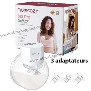 Tire lait électrique portable avec 3 adaptateurs | Momcozy S12 Pro