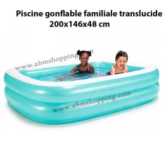 Piscine gonflable familiale translucide 200x146x48 cm | bestway