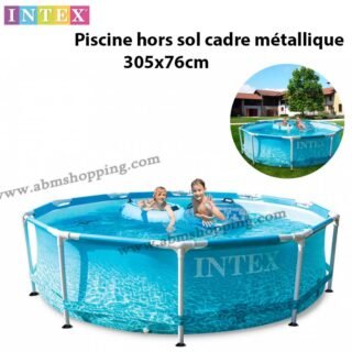 Piscine hors sol cadre métallique 305x76cm Frame Océan | intex