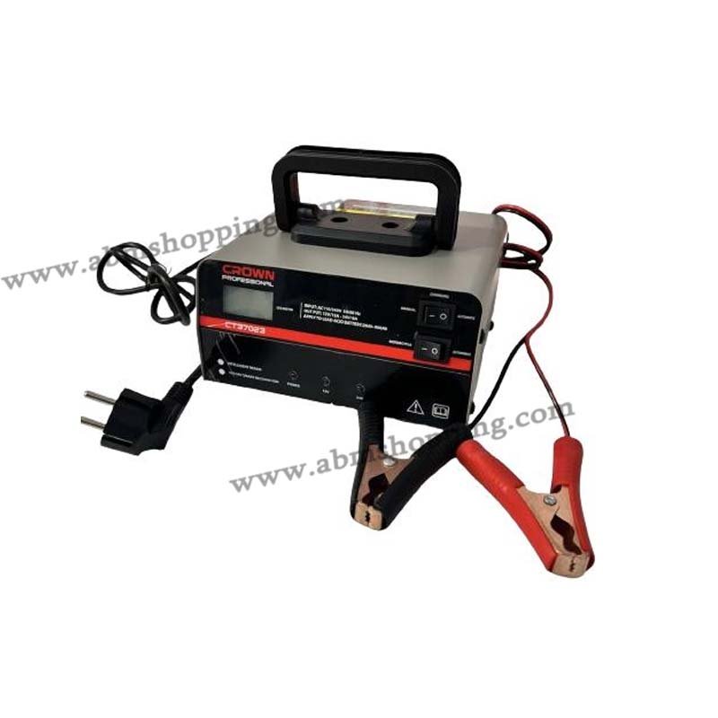 Chargeur de batterie professionnel 12V / 24V | CROWN CT37023 – Image 3