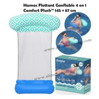 Matelas Flottant Gonflable 4 en 1 Comfort Plush™ 145 × 87 cm | Bestway