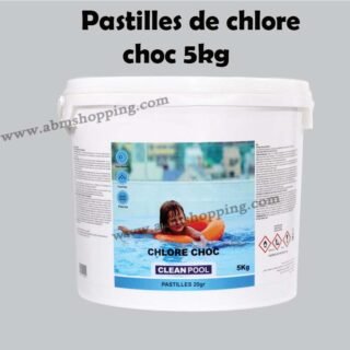 Pastilles de chlore choc 5kg | CLEAN POOL