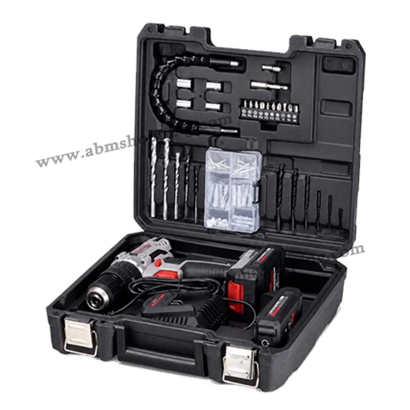 Kit 62PCS Visseuse a percussion sans fil 2 Batteries 20V MAX 2Ah avec valise| CROWN CT21102H-2-(29)EK – Image 2