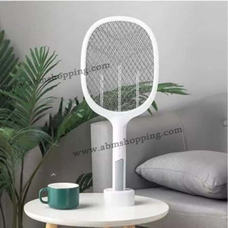 Raquette Électrique Anti-Moustiques Rechargeable avec Base et Piège UV | StarMax SM-618 – Image 2