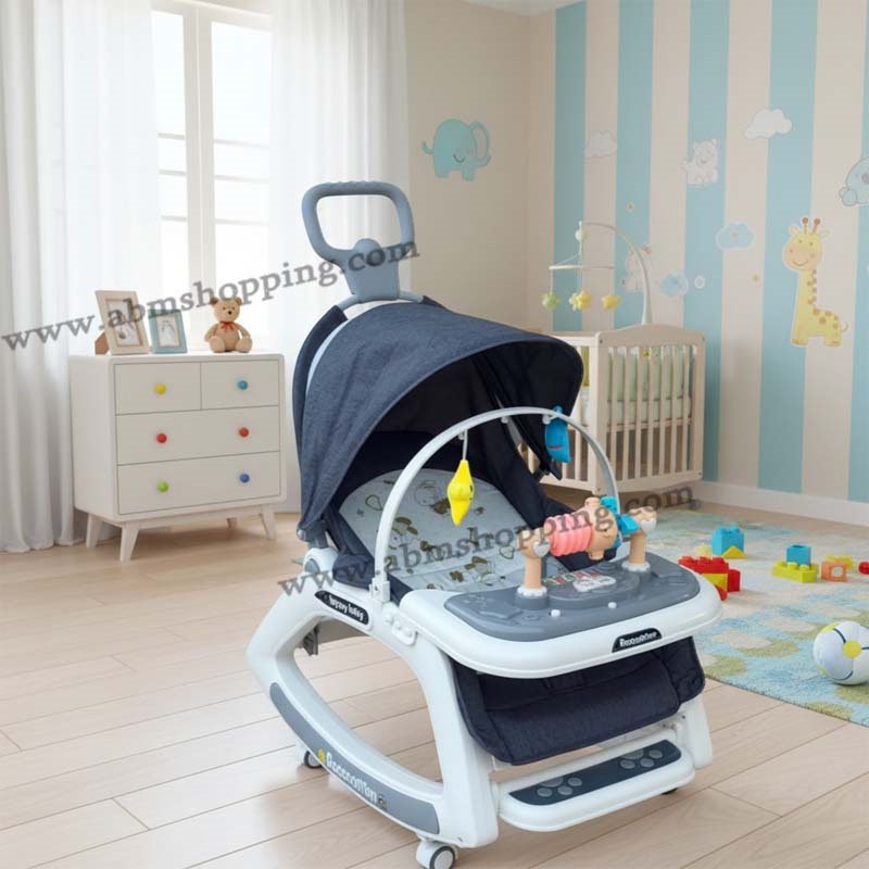 Transat d'apprentissage musical multifonction 5 en 1 avec table d'activités pour bébé – Image 11