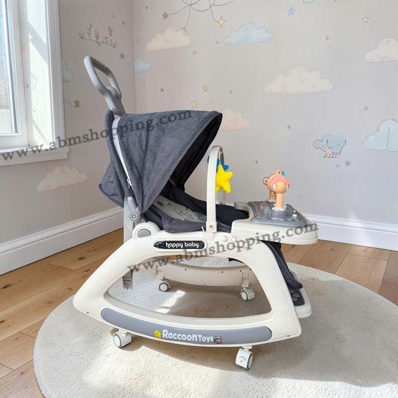 Transat d'apprentissage musical multifonction 5 en 1 avec table d'activités pour bébé – Image 9